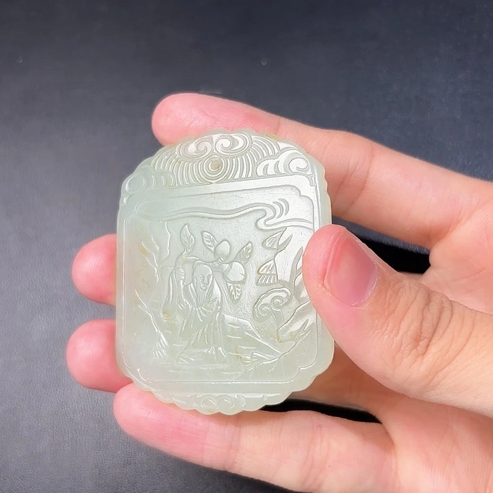 和田玉挂件未镶嵌俊*禧