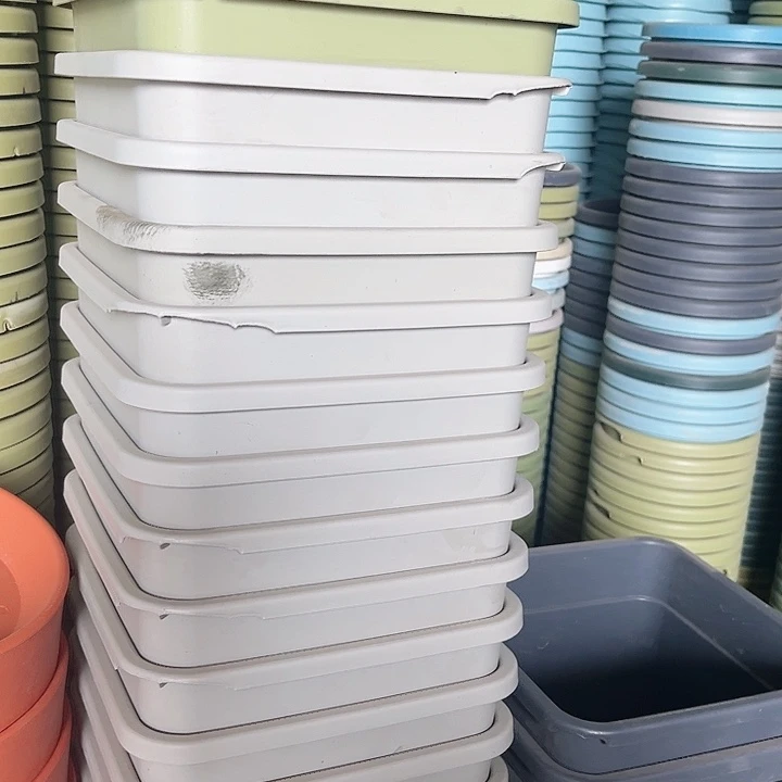 塑料瑕疵方盆5个23口