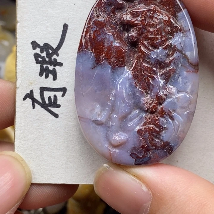 硅化珊瑚（珊瑚玉）未镶嵌颈饰
