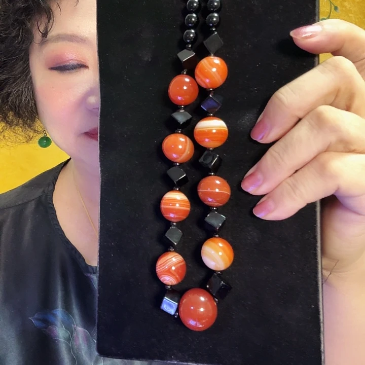 玛瑙/玉髓未镶嵌颈饰