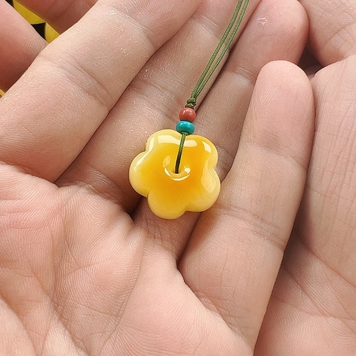 蜜蜡未镶嵌珠宝奇石手机链，3克