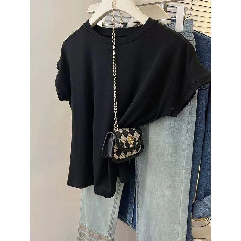 【丽姐宠粉】女薄款宽松夏季2025年大码上衣女S60