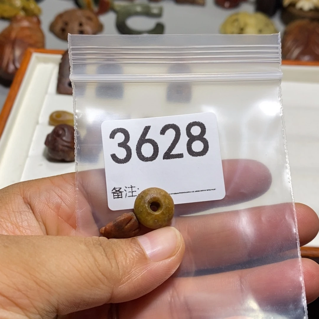 颈饰未镶嵌透闪石质玉桑*果
