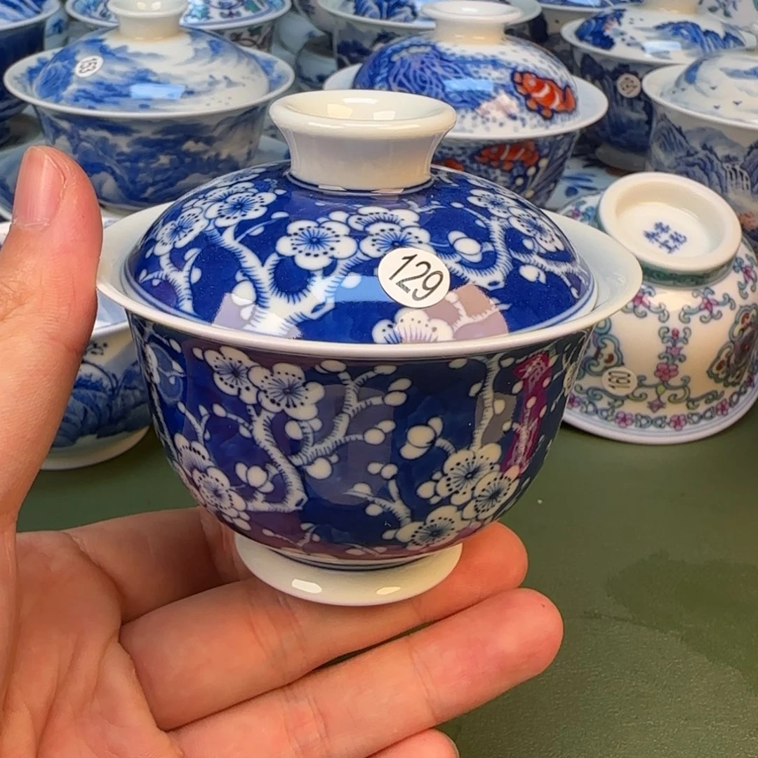 彦祖纯手工手绘茶具129