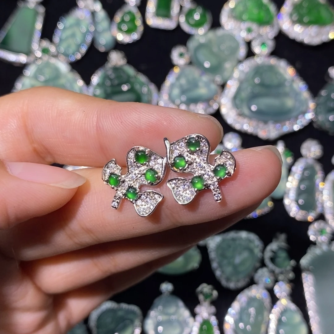 翡翠未镶嵌颈饰天然