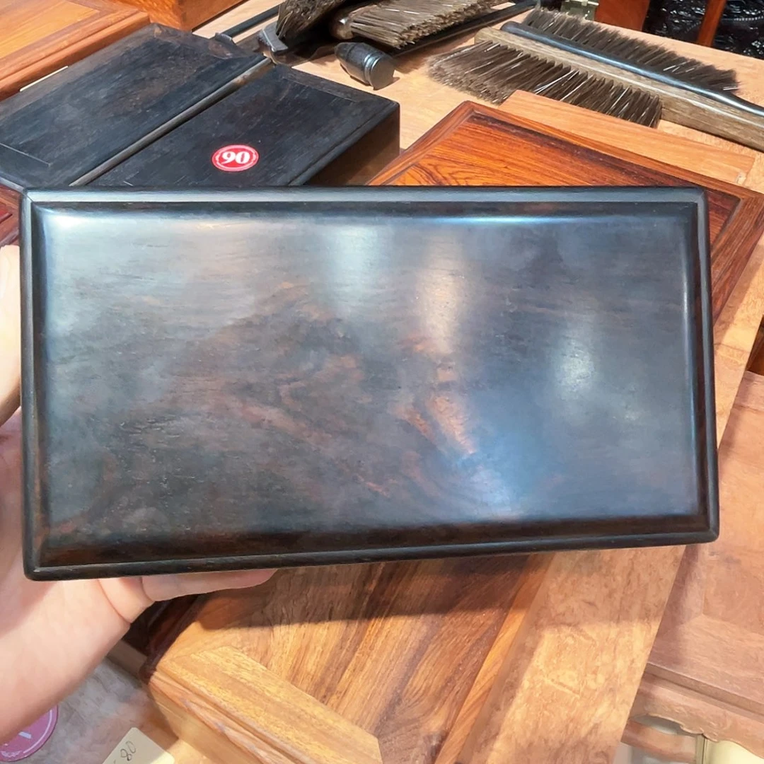 奥***奇红酸枝木类家具紫光檀机关盒20*10.5*6.5