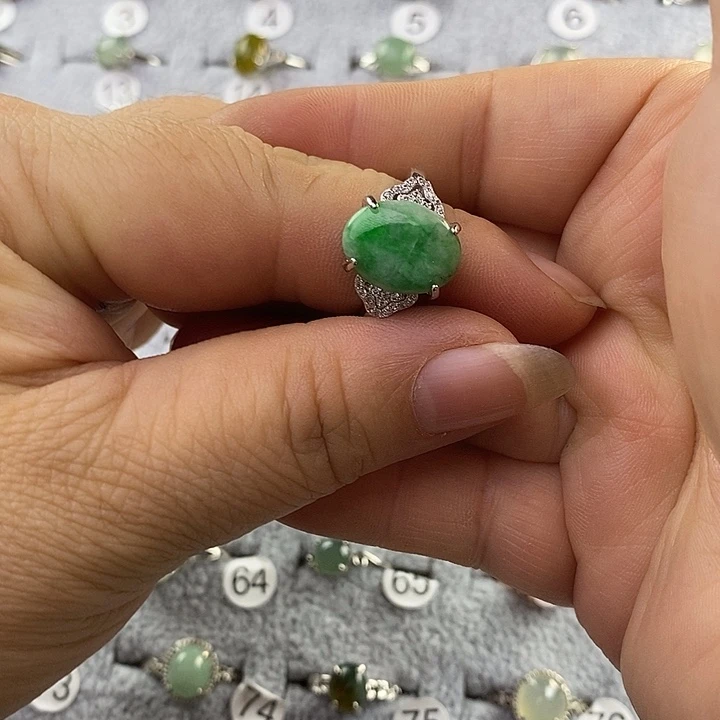 未镶嵌戒指翡翠G*p缅甸