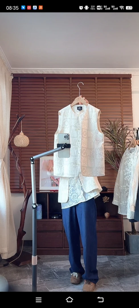 新中式国风时尚提花马夹