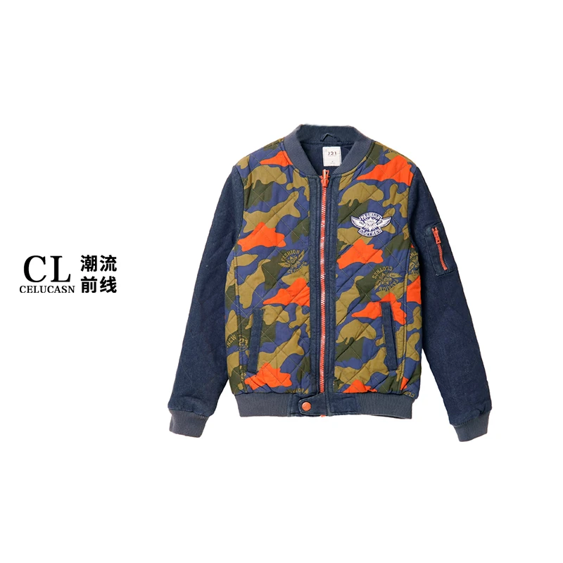 J5VP7102#秋冬潮牌棉衣夹克棒球服小个子加厚外套