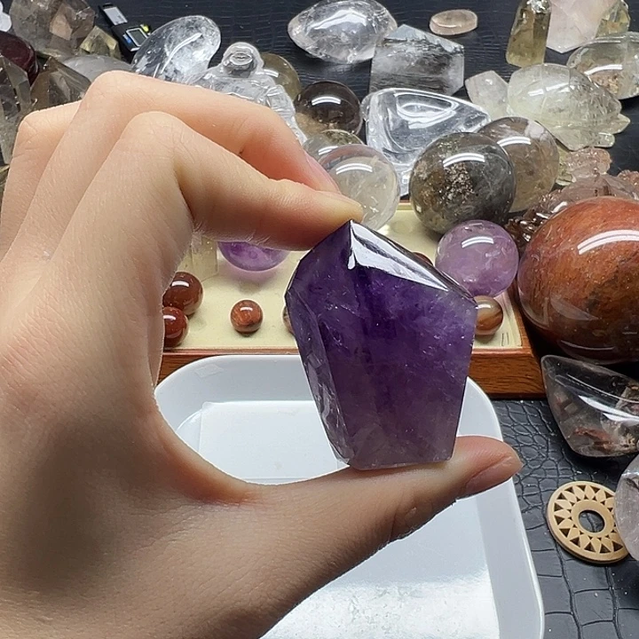 未镶嵌水晶珠宝半成品34水晶