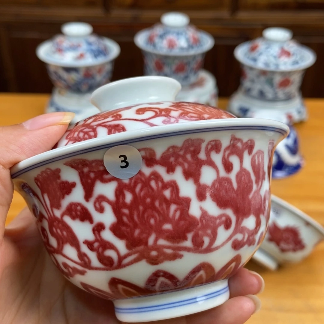 手绘现代茶具非古董