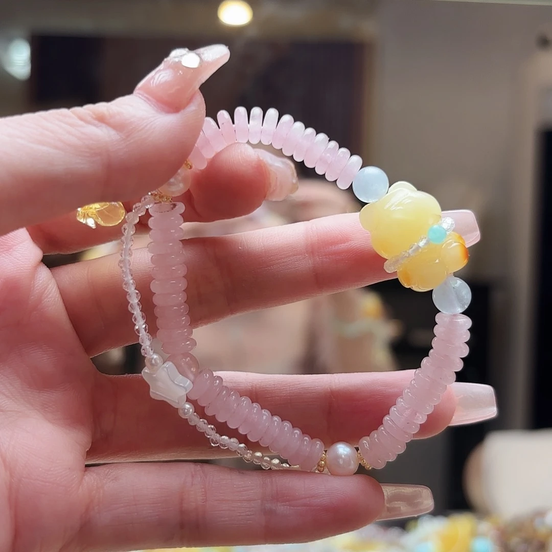 未镶嵌琥珀手链琥珀