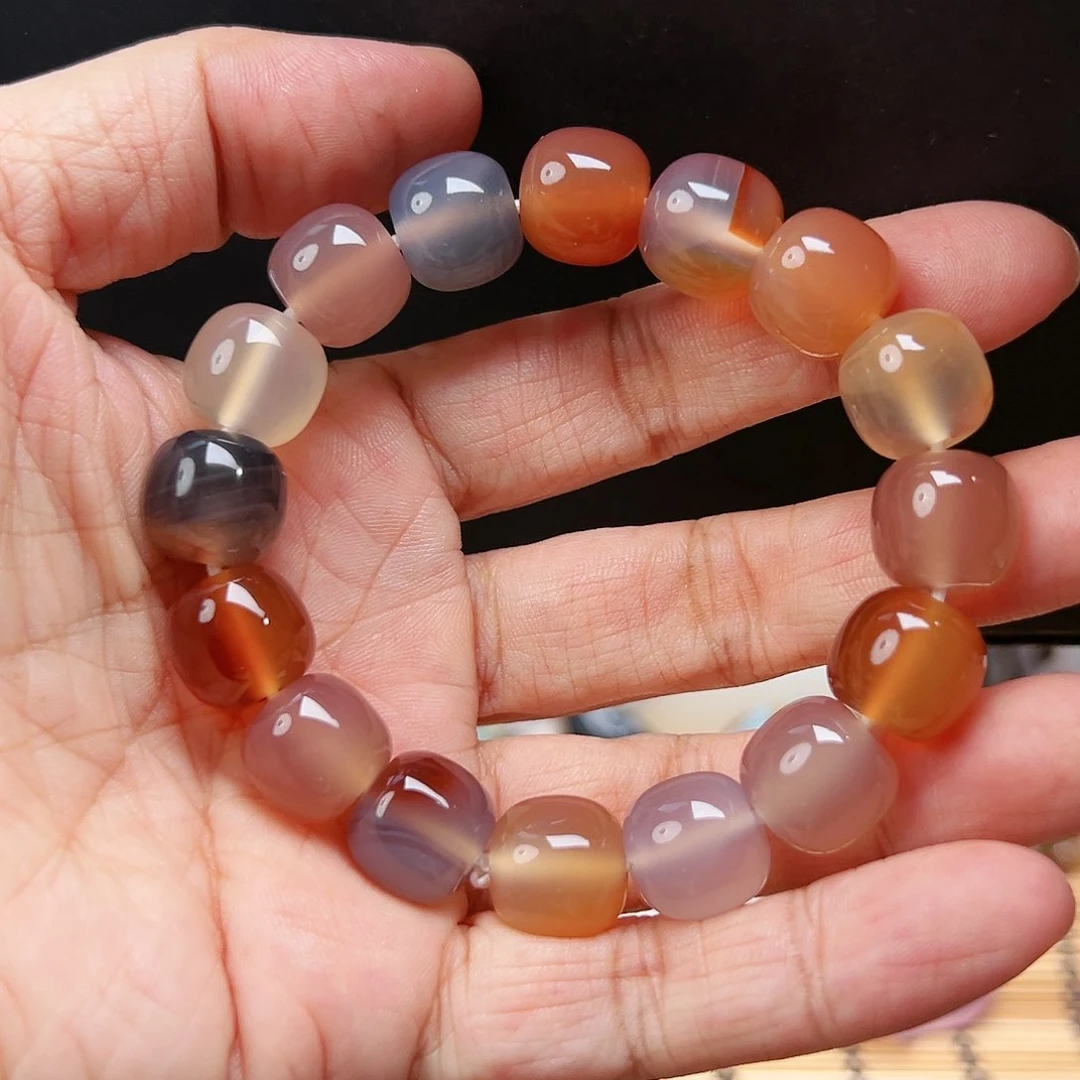 未镶嵌玛瑙/玉髓珠宝半成品