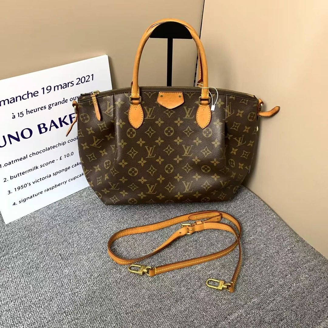 95新 LouisVuitton/路易威登 路易威登手提包/lv中号饺子包斜挎包