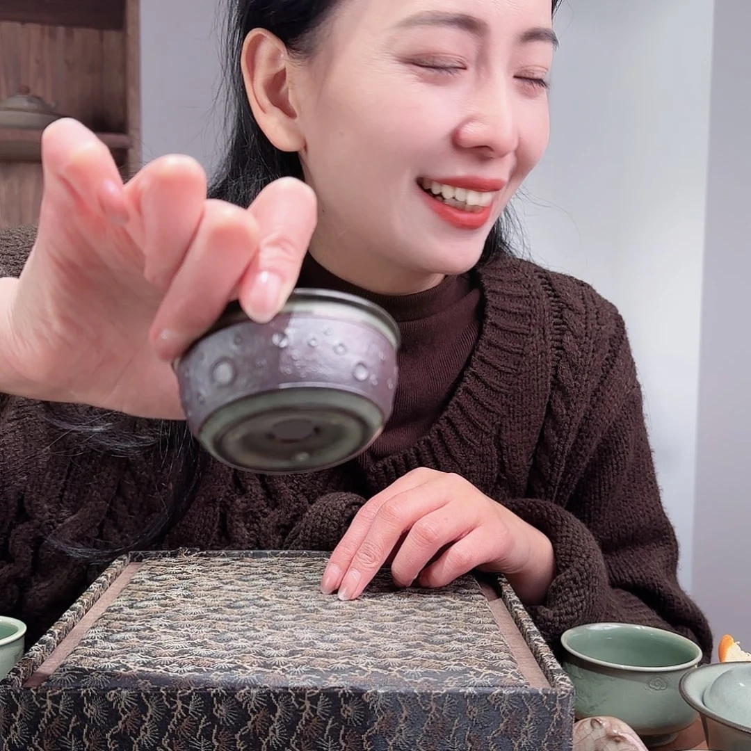 瓷摆件月球杯铁胎1111