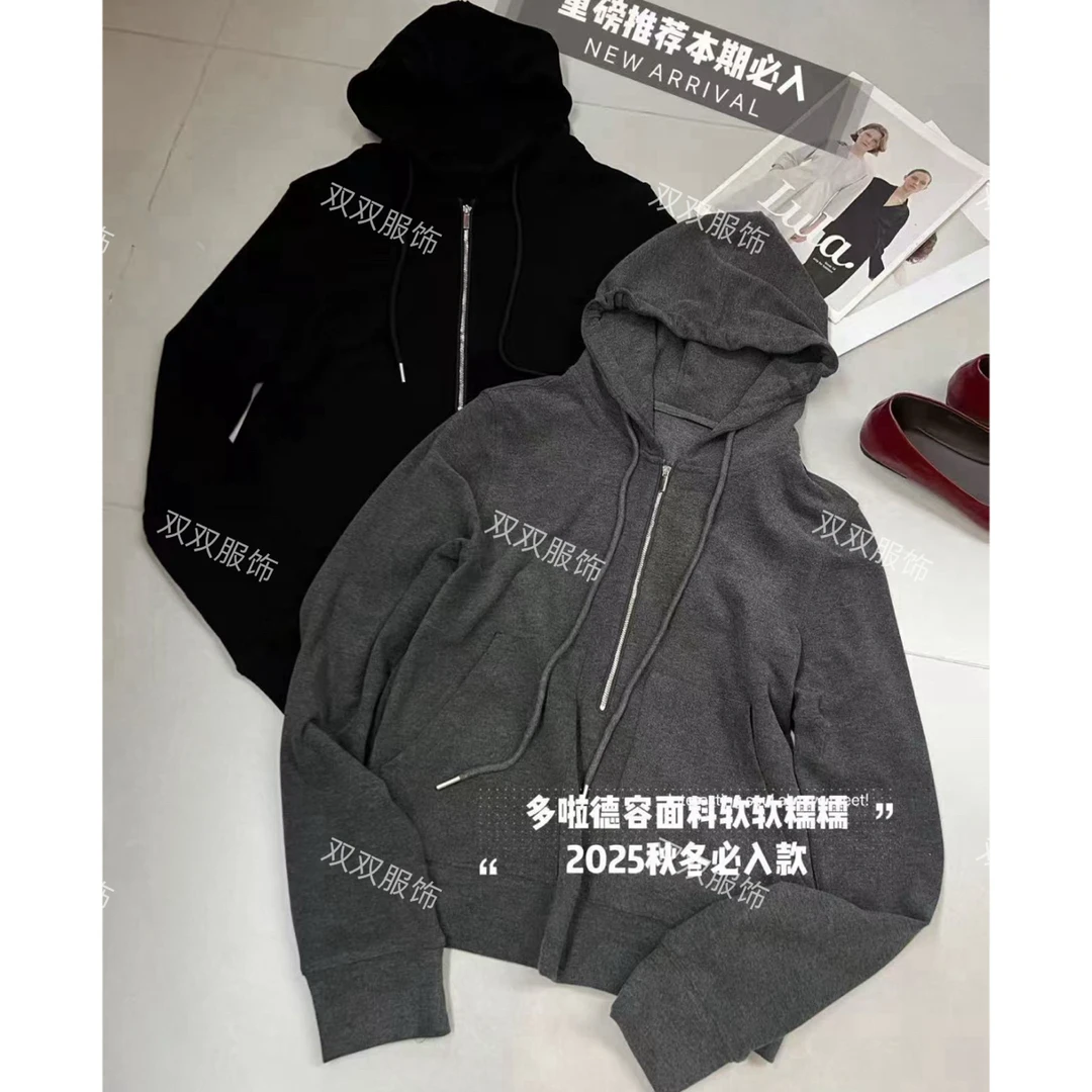 【SSOUHAN】慵懒周末 连帽套头拉链卫衣百搭通勤