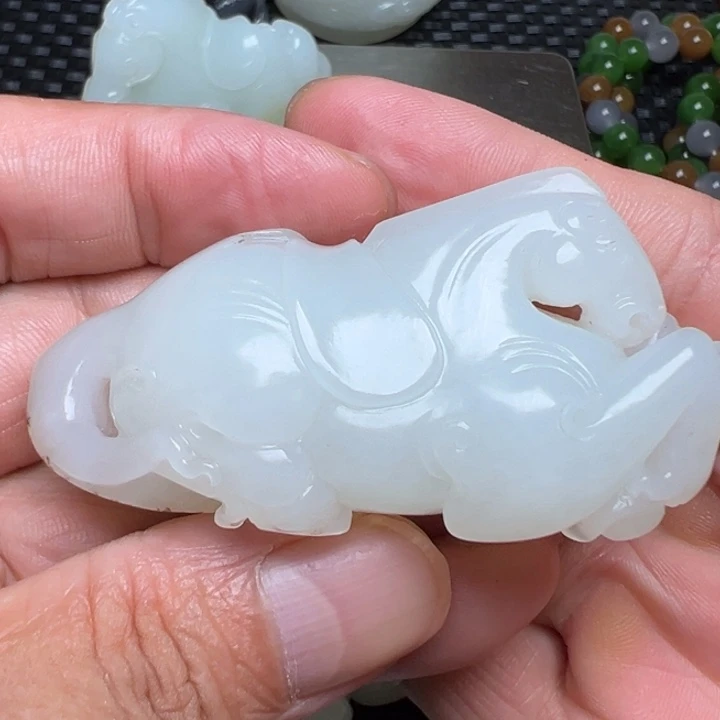 柱***一未镶嵌和田玉挂件