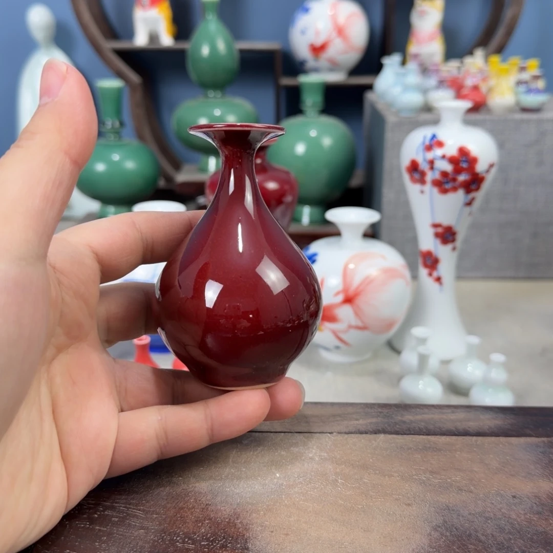 陶瓷手工小花器摆件