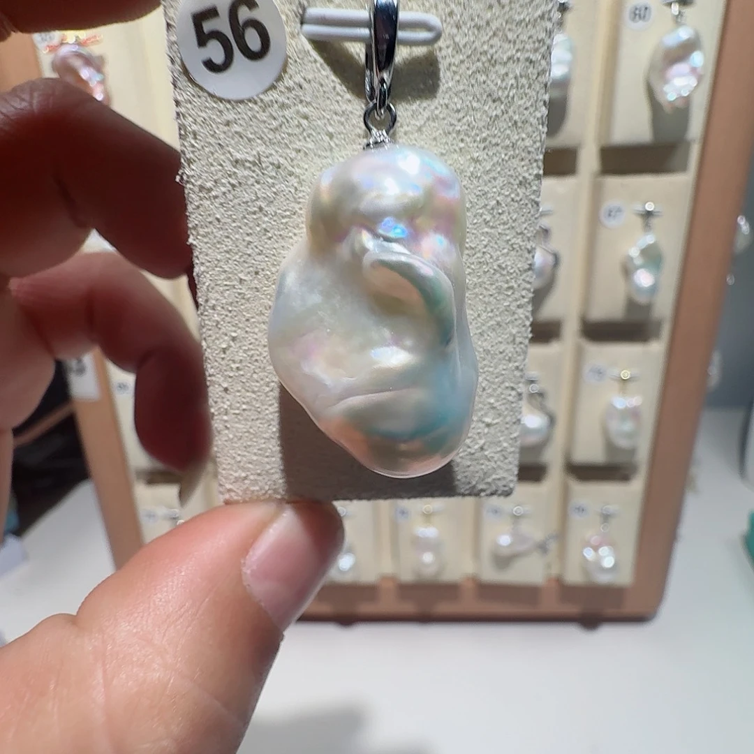 颈饰合金淡水珍珠