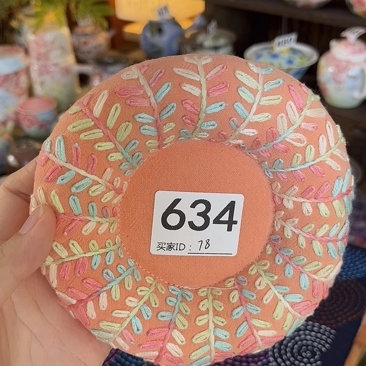 窝窝刺子绣茶席美美价