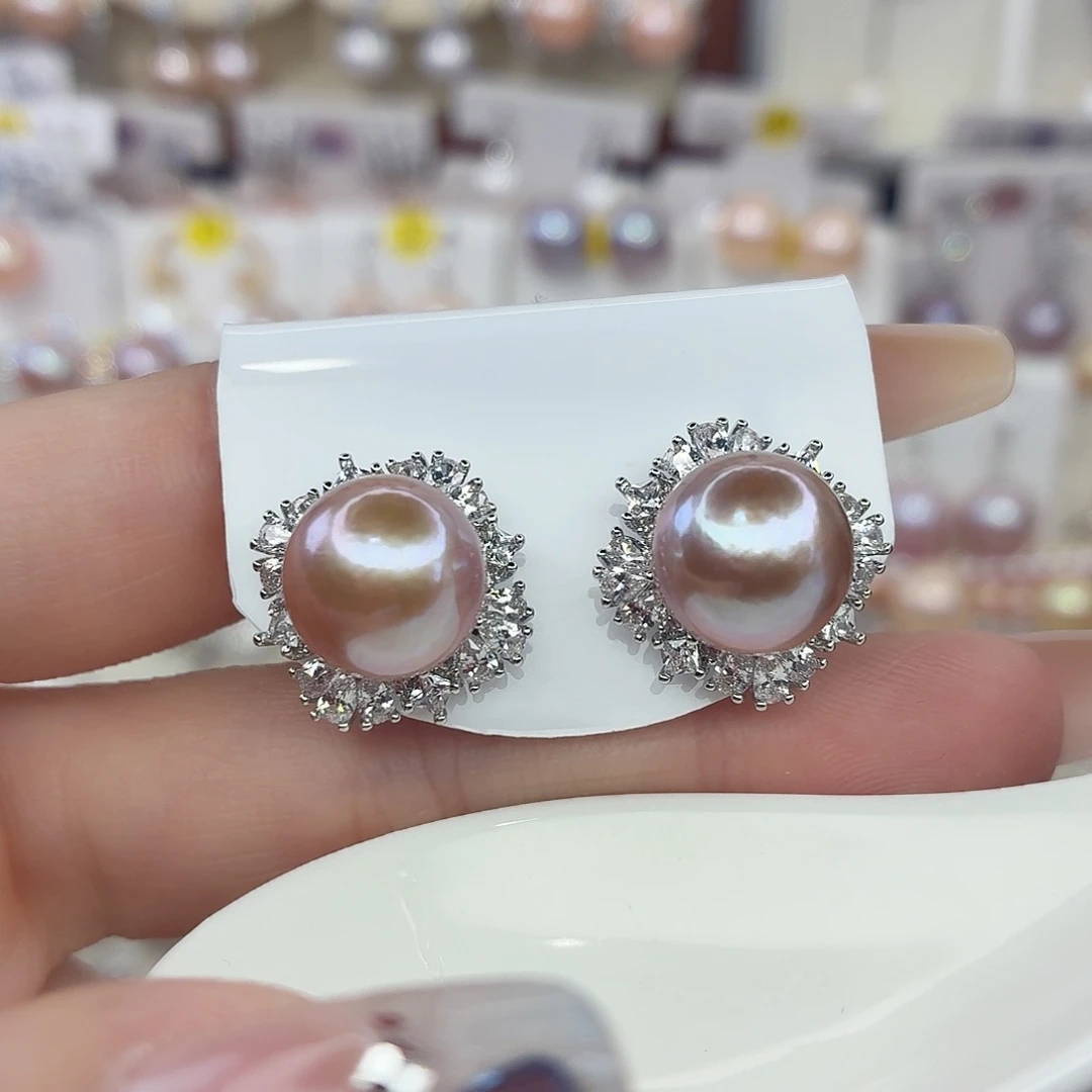 未镶嵌耳饰淡水珍珠