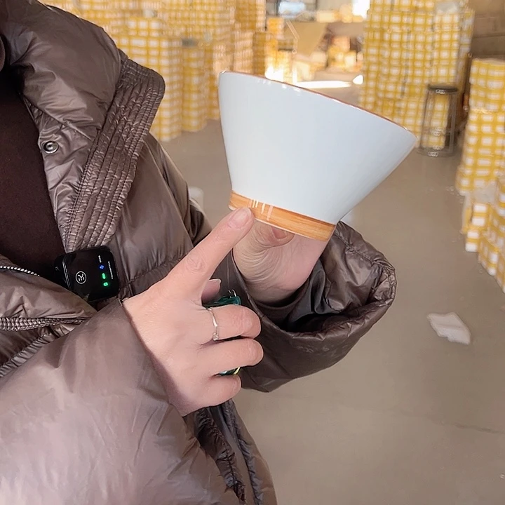 陶瓷斗笠碗13.8元6个