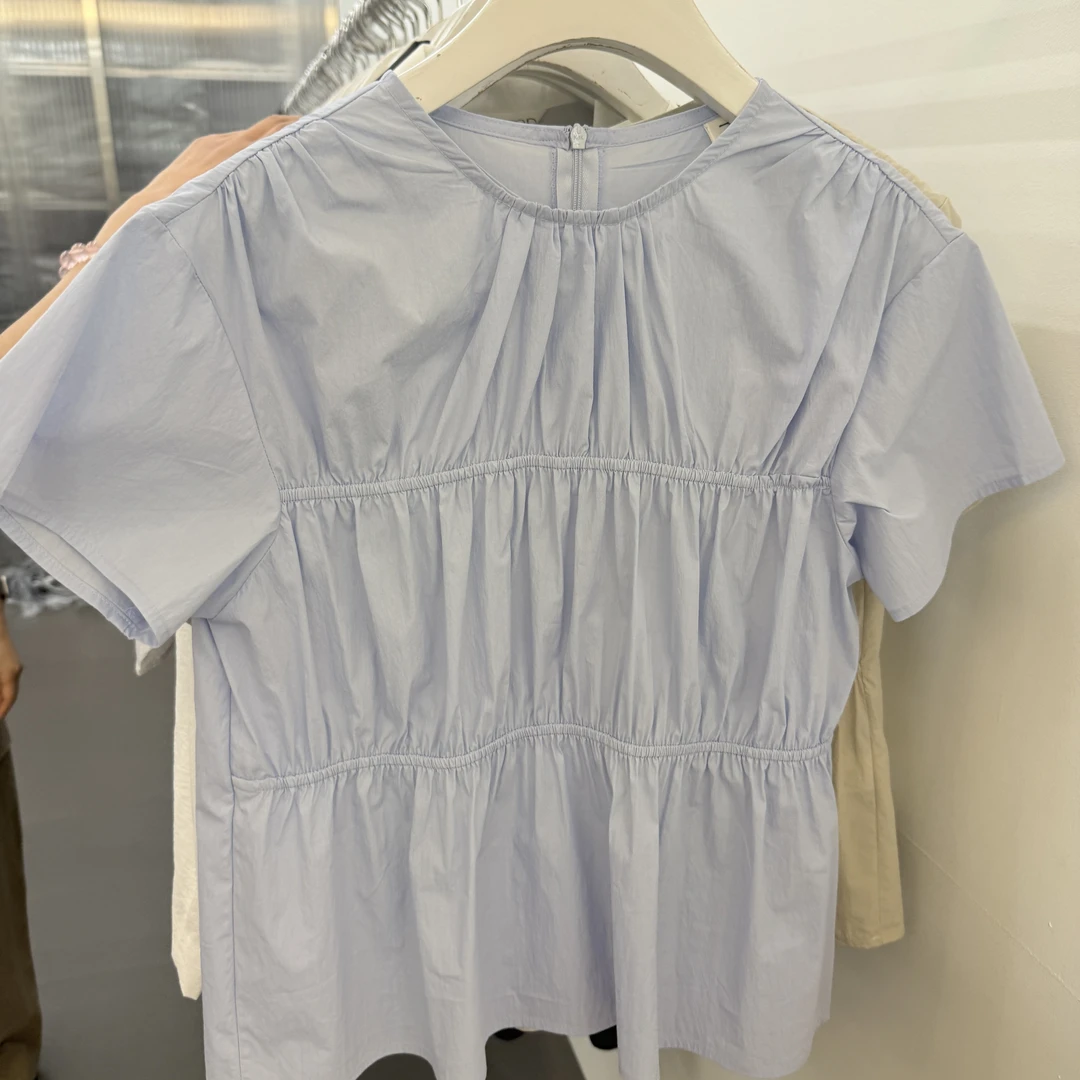 【婷婷家】不退换-东大门HE衬衣长袖白色百搭女士