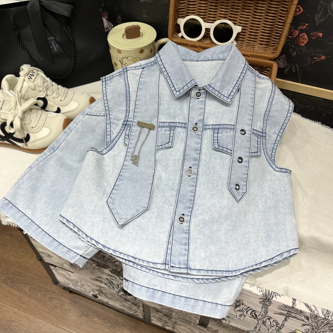 【星辰】儿童夏季新款时尚休闲百搭洋气韩版帅气夏款套装25L178