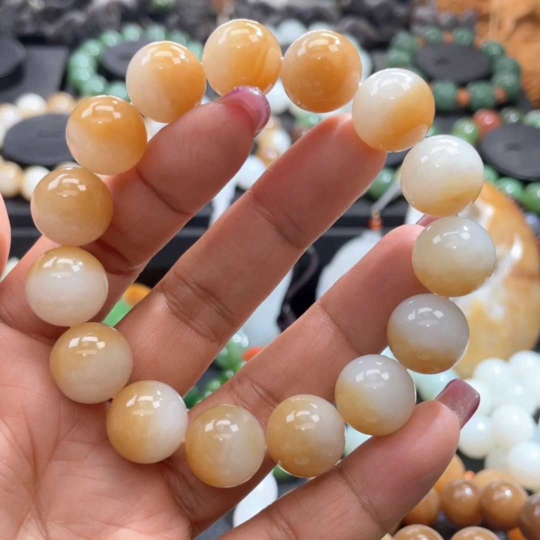 和田玉手串未镶嵌