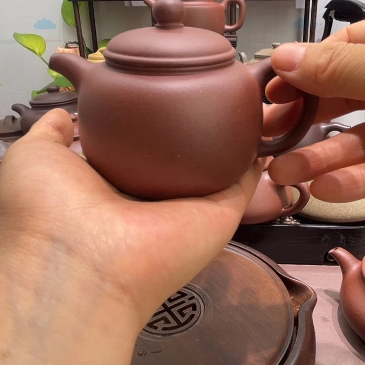 茶壶紫砂台西底槽清200cc匏尊