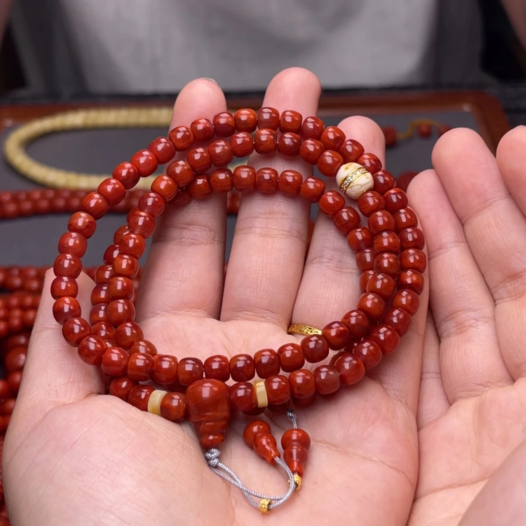 南红玛瑙配饰卡6毫米➕未镶嵌