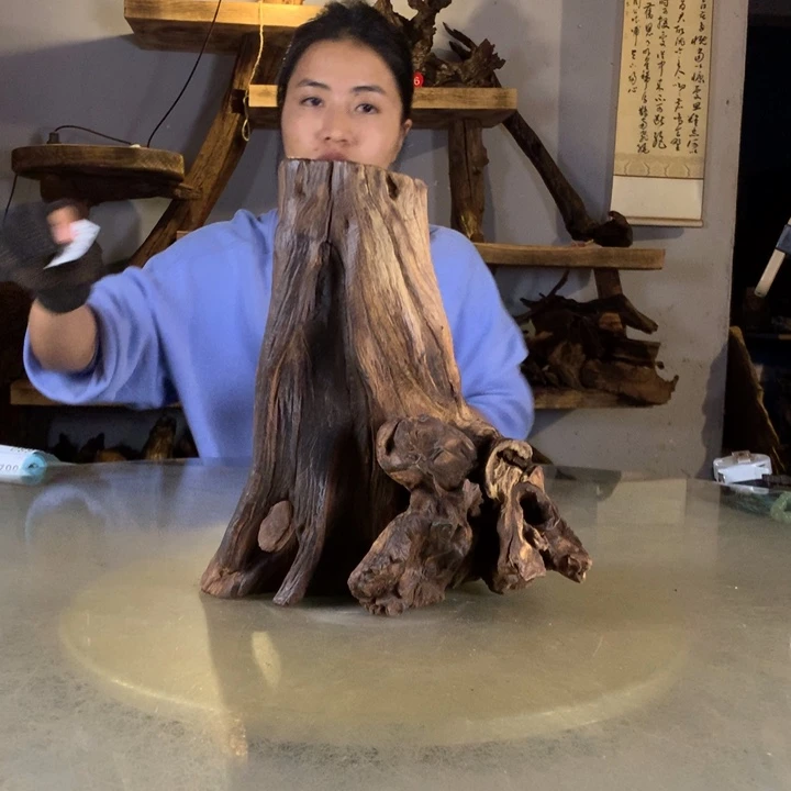 大***枪天然云南紫柚木会黄水