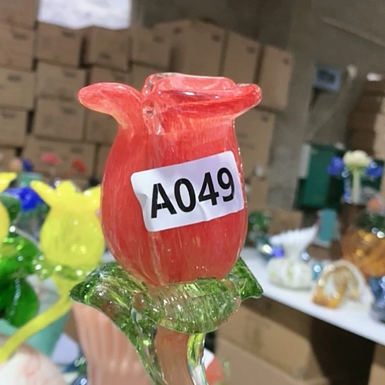琉璃花瓶高45厘米宽8厘米