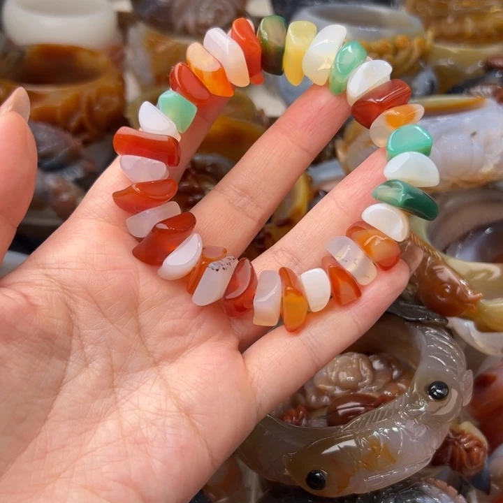 手镯玛瑙/玉髓未镶嵌微瑕