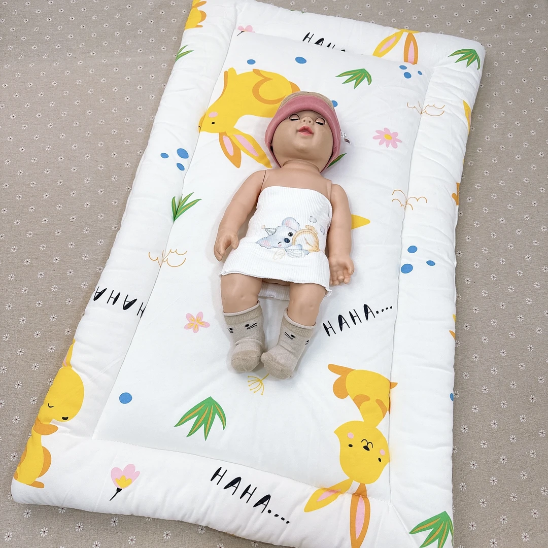 新生儿纯棉褥子垫被纯棉透气舒适婴儿褥子可机洗床垫婴儿床褥子