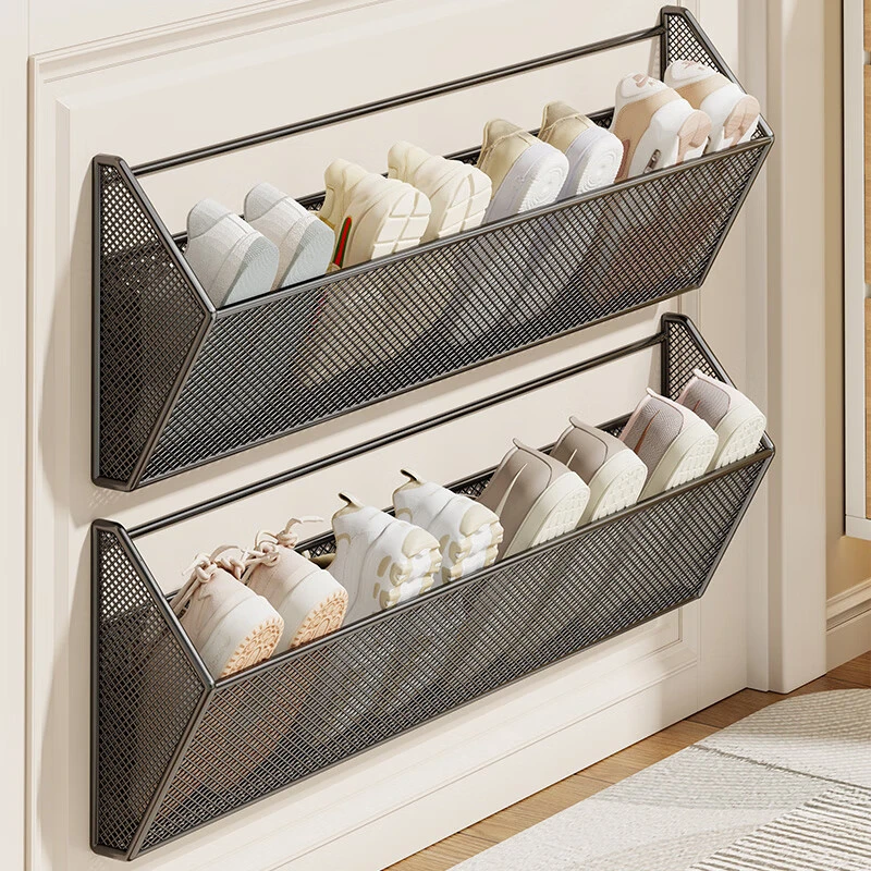 鞋架家用浴室壁挂多层新款2025爆款门后收纳神器壁挂式铁艺托鞋架