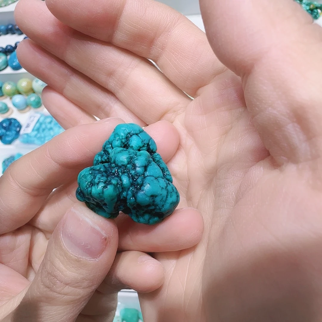 绿松石未镶嵌原矿绿松石绿松石随行