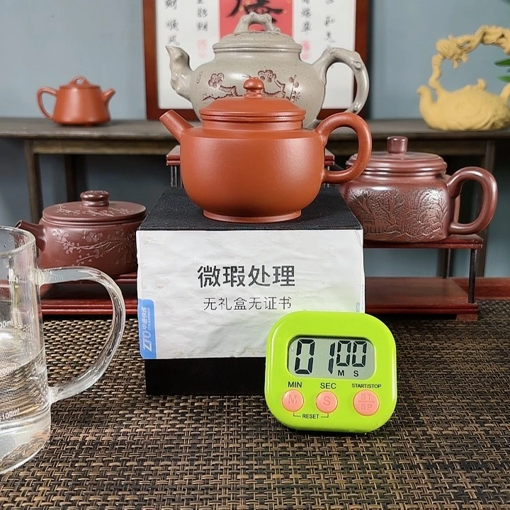 紫砂茶壶逃***孩宜兴原矿手工紫砂壶