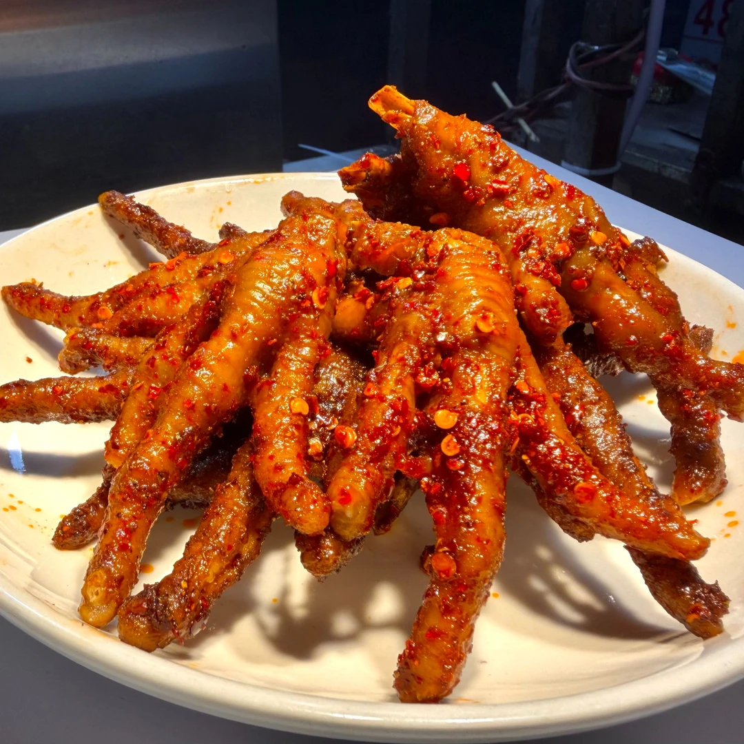 【贵州跑山鸡】碳火烤鸡爪 追剧小零食 香辣熟食解馋小吃