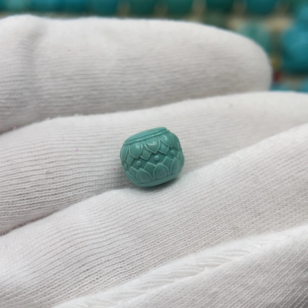 绿松石未镶嵌颈饰卡9.6-8.5