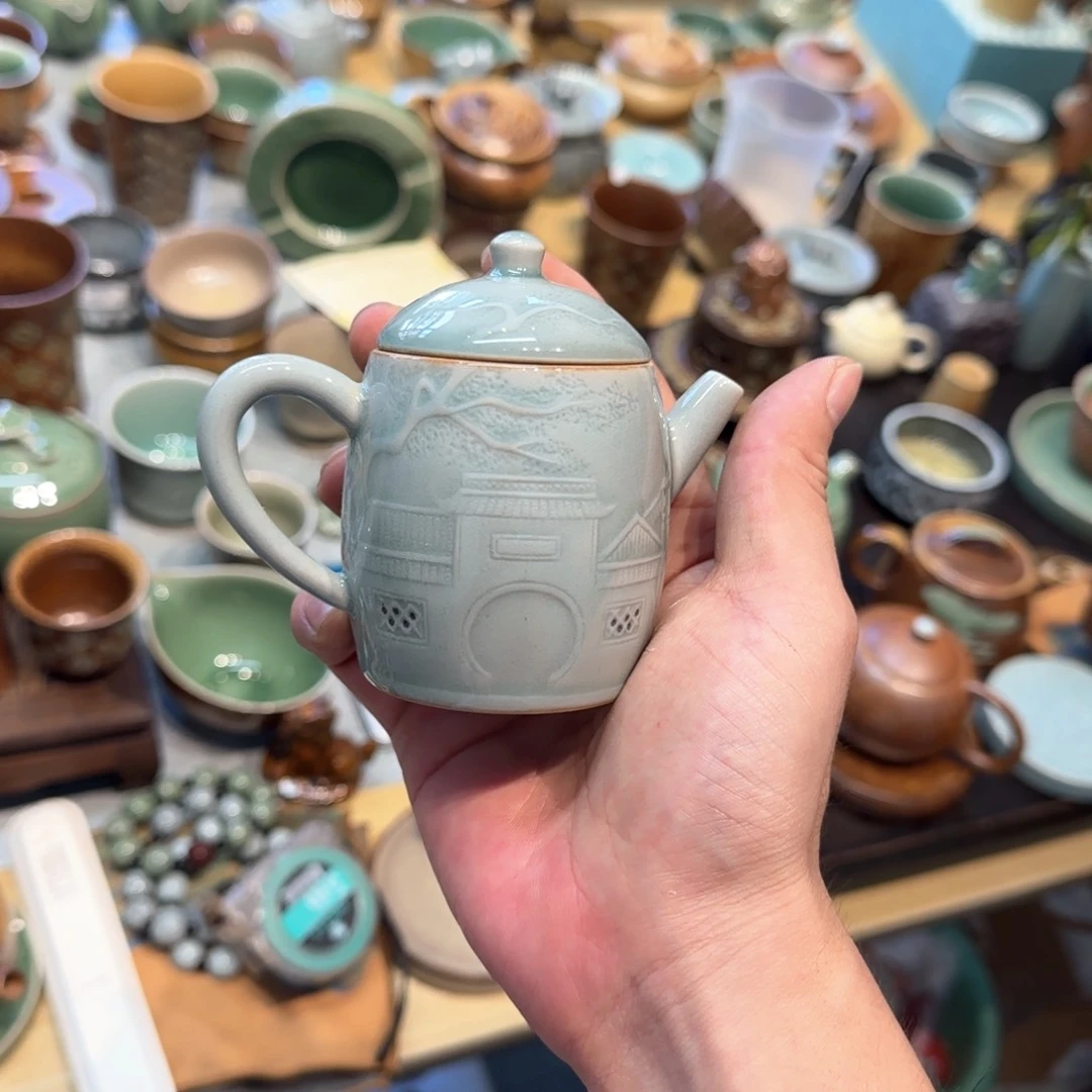 小金茶具青瓷茶器