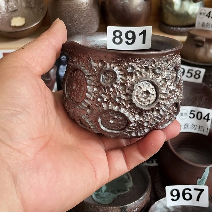 茶杯紫砂冰*柴烧纯手工891