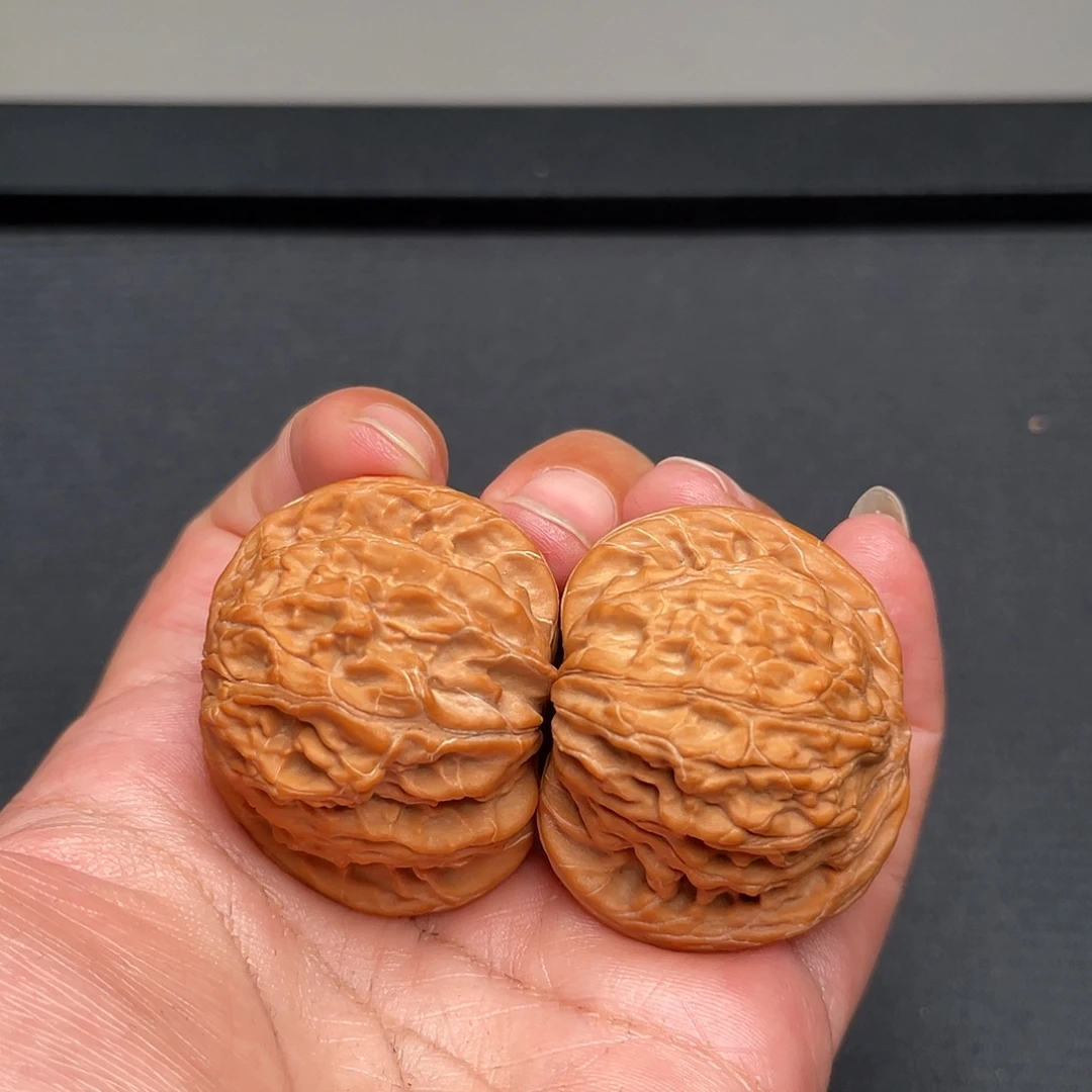 把件猴头核桃42×39全品头茬老树山地磨盘XM3409