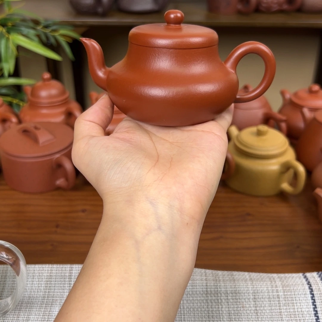 茶壶紫砂紫砂壶君德朱泥170cc
