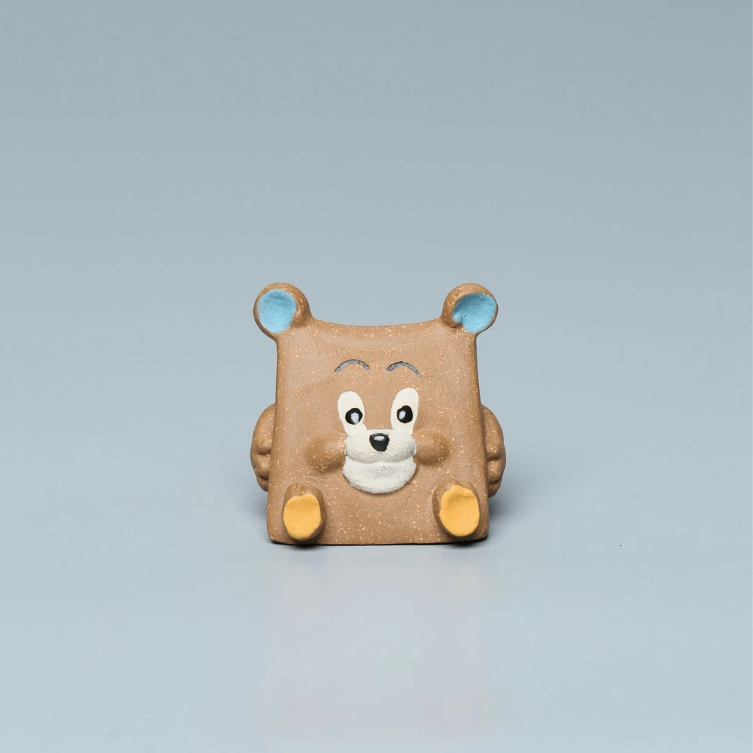 【新华网非遗紫砂专属】HCS55 玩偶小老鼠 茶宠紫砂