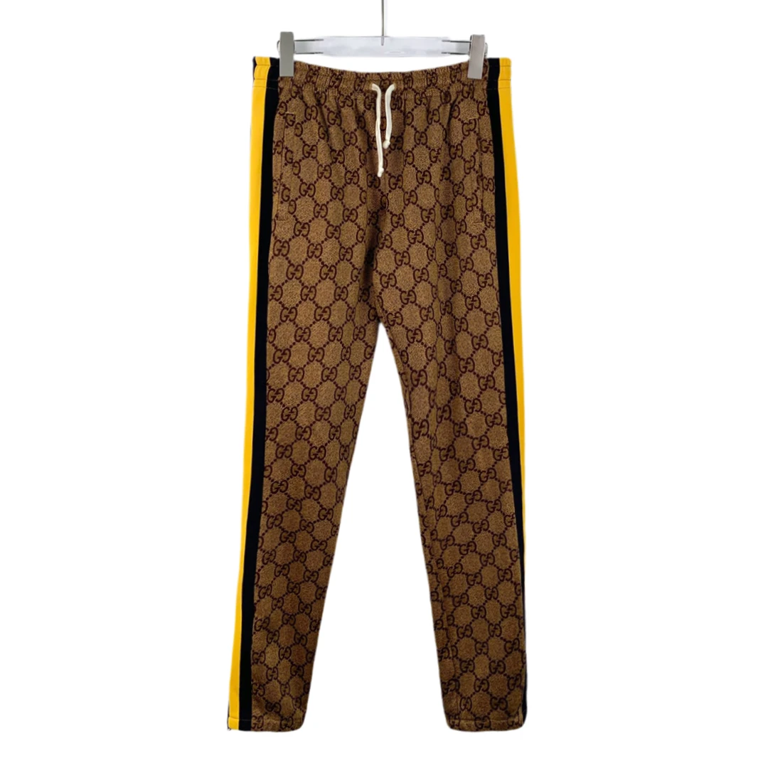 99新 GUCCI/古驰 DM0176 logo提花满印休闲长裤 M码
