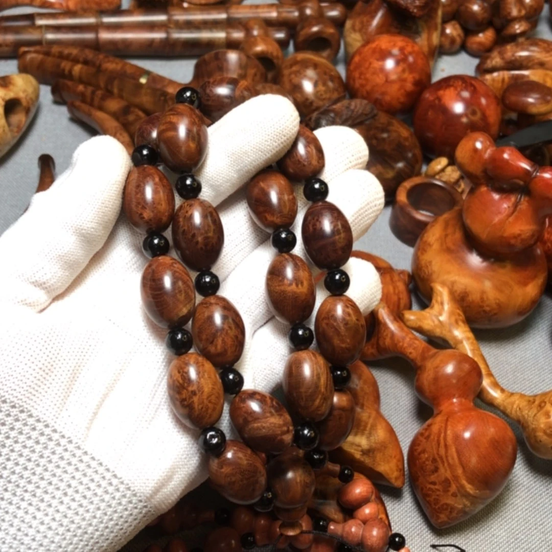 【闪购商品】木麻梨疙瘩火琉璃手把