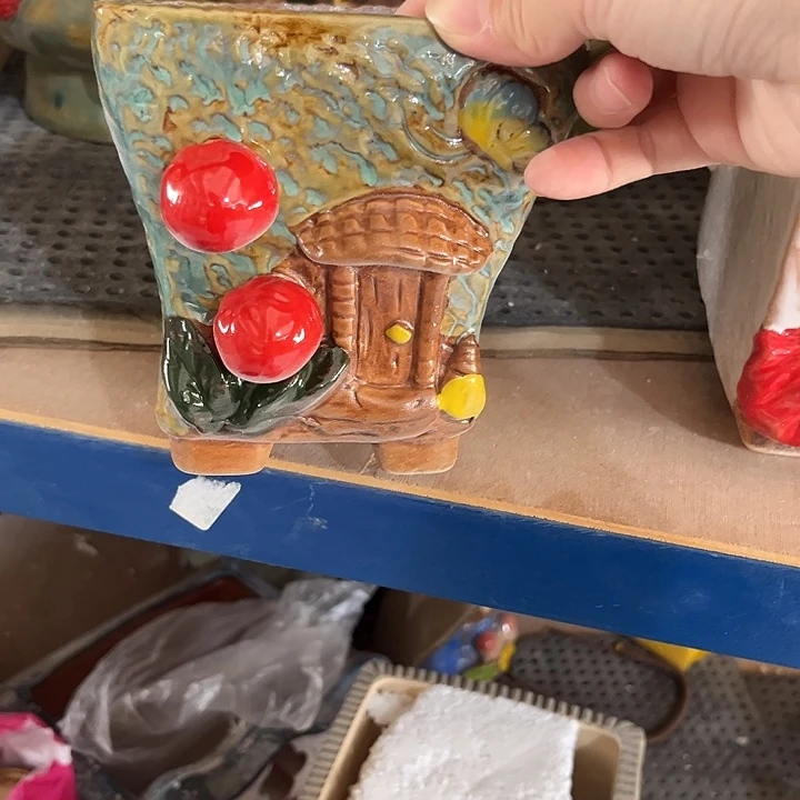 紫砂花盆粗陶材质多肉花盆