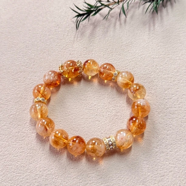 【六六中古】孤品精美水晶手串as2652珠子11.5-13