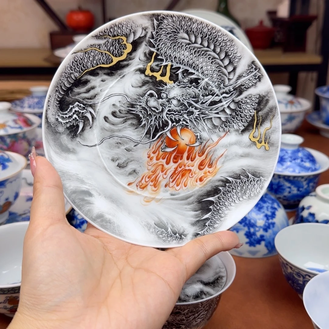 陶景德镇陶瓷手绘壶茶